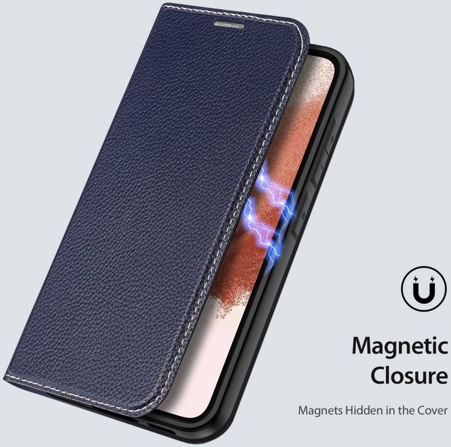 Dux Ducis Skin X2 Samsung Galaxy S23 Hoesje Book Case Blauw afbeelding 5