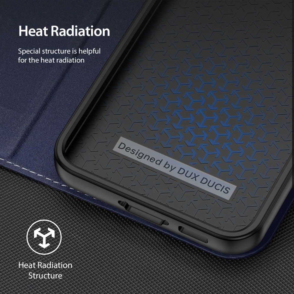 Dux Ducis Skin X2 Samsung Galaxy S23 Hoesje Book Case Blauw afbeelding 9