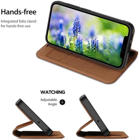 Dux Ducis Skin X2 Samsung Galaxy S23 Hoesje Book Case Bruin afbeelding 6
