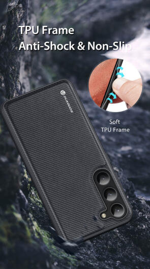 Dux Ducis Fino Samsung Galaxy S23 Plus Hoesje Back Cover Grijs afbeelding 5