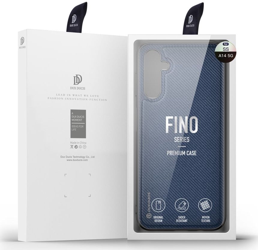 Dux Ducis Fino Samsung Galaxy A14 Hoesje Back Cover Blauw afbeelding 12