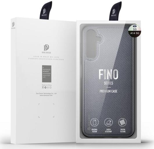 Dux Ducis Fino Samsung Galaxy A14 Hoesje Back Cover Grijs afbeelding 12