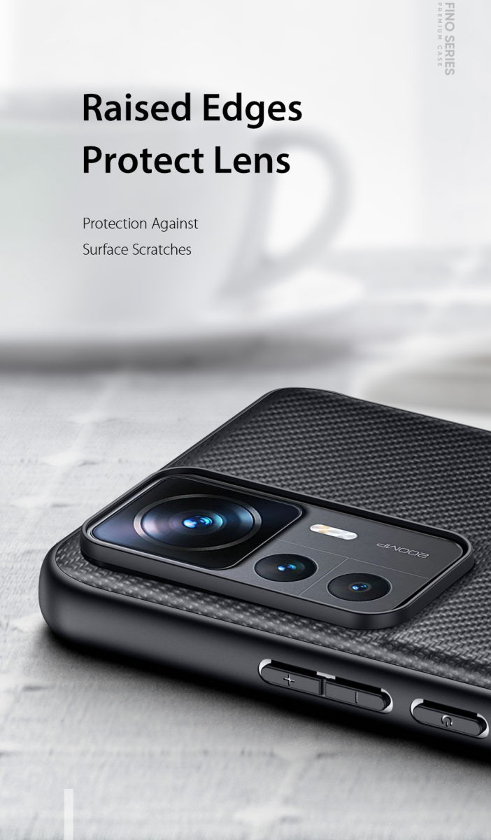 Dux Ducis Fino Xiaomi 12T / 12T Pro Hoesje Back Cover Grijs afbeelding 6