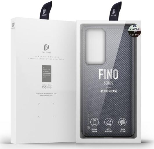 Dux Ducis Fino Xiaomi 12T / 12T Pro Hoesje Back Cover Grijs afbeelding 13