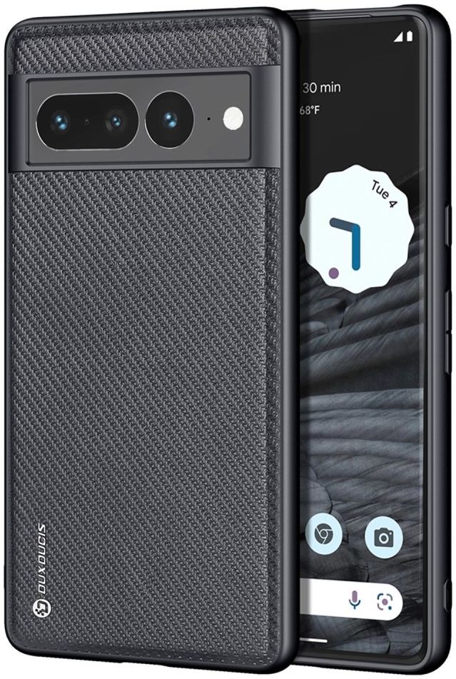 Dux Ducis Fino Google Pixel 7 Pro Hoesje Back Cover Zwart afbeelding 1