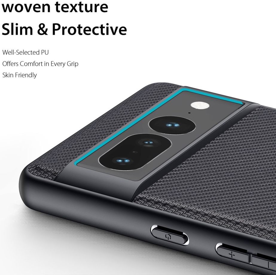Dux Ducis Fino Google Pixel 7 Pro Hoesje Back Cover Zwart afbeelding 4