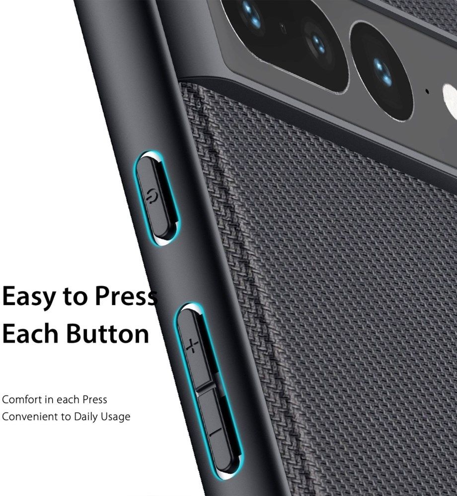 Dux Ducis Fino Google Pixel 7 Pro Hoesje Back Cover Zwart afbeelding 5