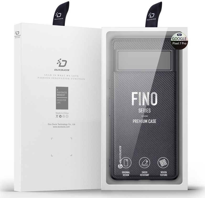 Dux Ducis Fino Google Pixel 7 Pro Hoesje Back Cover Zwart afbeelding 8