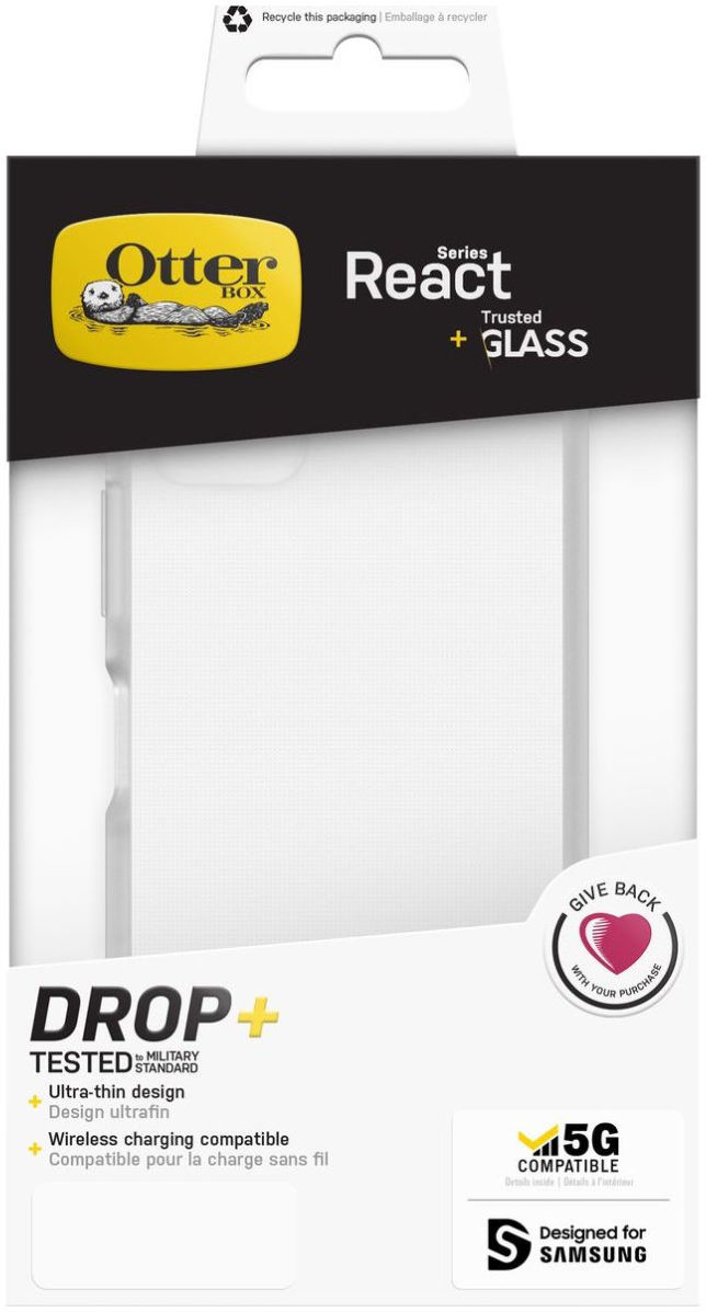 OtterBox React Samsung A22 Hoesje Transparant + Screen Protector afbeelding 6