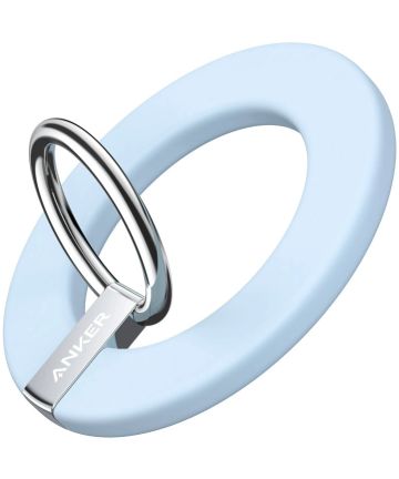 Anker MagGo Ring Houder MagSafe Standaard voor Vinger Blauw Houders