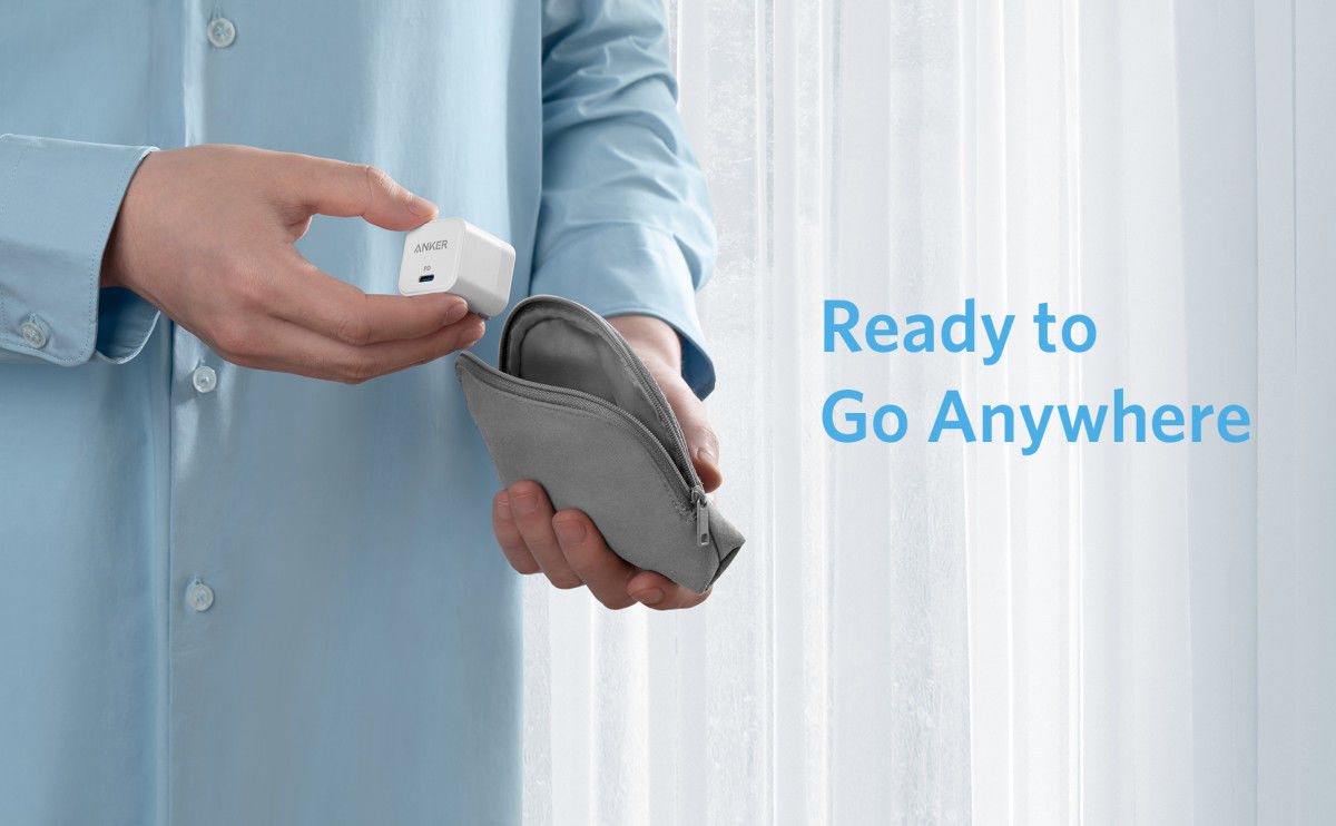 Anker PowerPort III Cube (20W) USB-C Adapter Power Delivery Lader Wit afbeelding 6