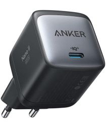 Anker Nano II 45W GaN Compacte Snellader USB-C Adapter Zwart