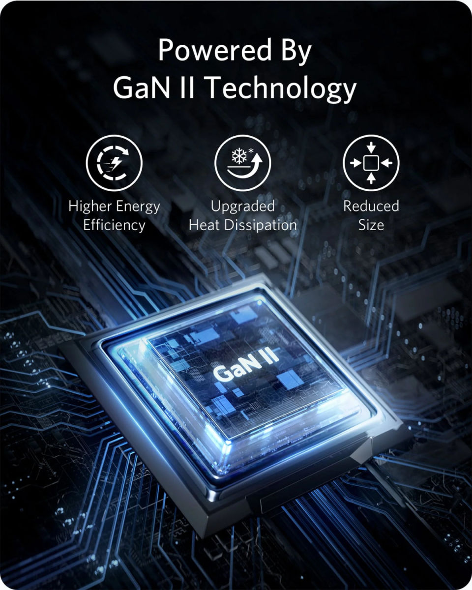 Anker PowerPort 713 Nano II (45W) GaN Compacte USB-C Snellader Zwart afbeelding 7