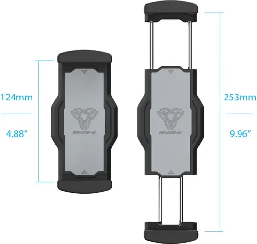 Armor X Dashboard Auto Telefoon/Tablet Houder Met Zuignap Zwart afbeelding 4