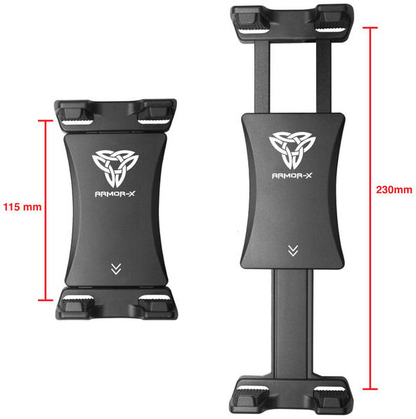 Armor X Universele Telefoon/Tablet Houder voor Bekerhouder Auto Zwart afbeelding 5