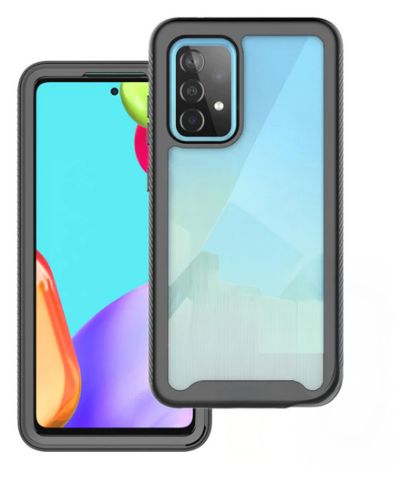 Armor-X Samsung Galaxy A52 / A52S Hoesje Schokbestendig Zwart afbeelding 1