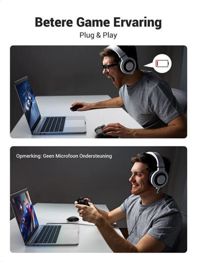 UGREEN USB-C naar 3.5mm Jack Audio Adapter met DAC Chip Grijs 1M afbeelding 9