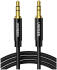 UGREEN 3.5mm Jack naar 3.5mm Jack Audio Aux Kabel Nylon 1M Zwart afbeelding 1