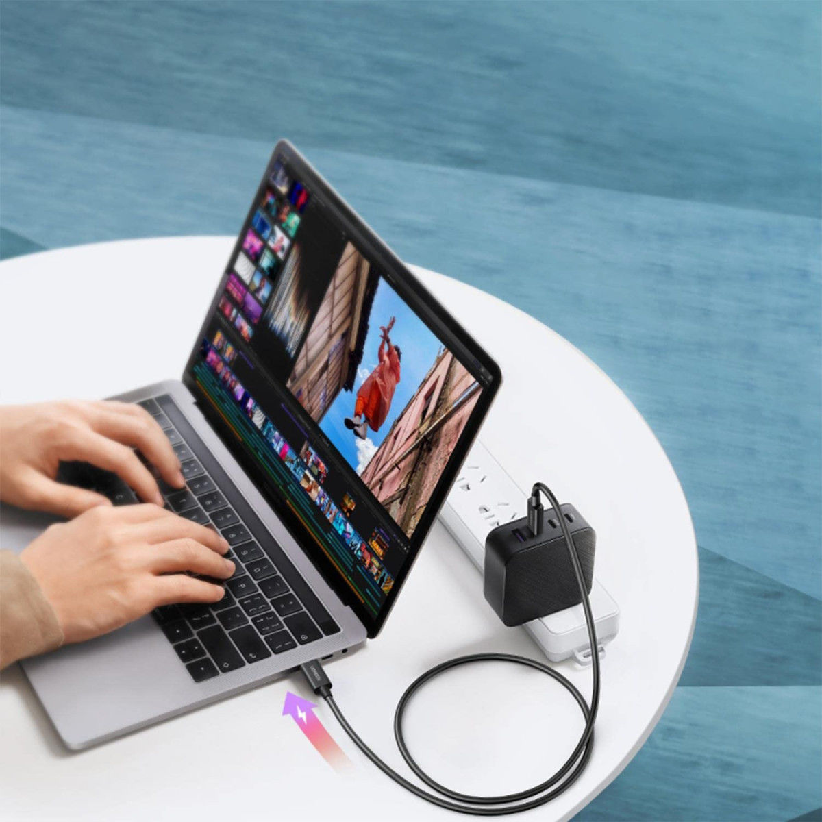 UGREEN USB-C naar USB-C Thunderbolt 4 Kabel 100W PD 2M Zwart afbeelding 8