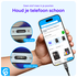Stofdichte Plug (2-Pack) voor USB-C poort Zwart afbeelding 2