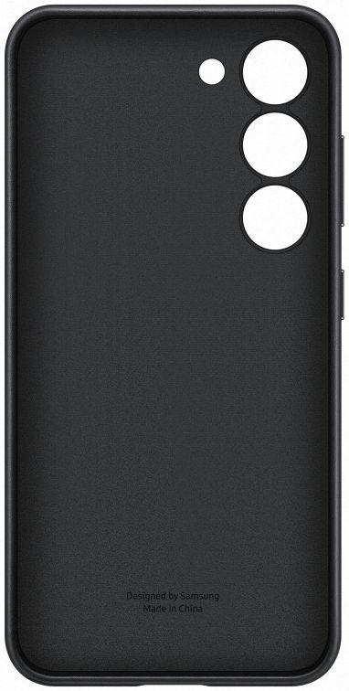 Origineel Samsung Galaxy S23 Hoesje Leather Case Back Cover Zwart afbeelding 5