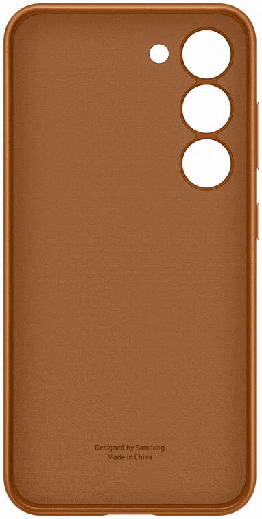Origineel Samsung Galaxy S23 Hoesje Leather Case Back Cover Bruin afbeelding 5