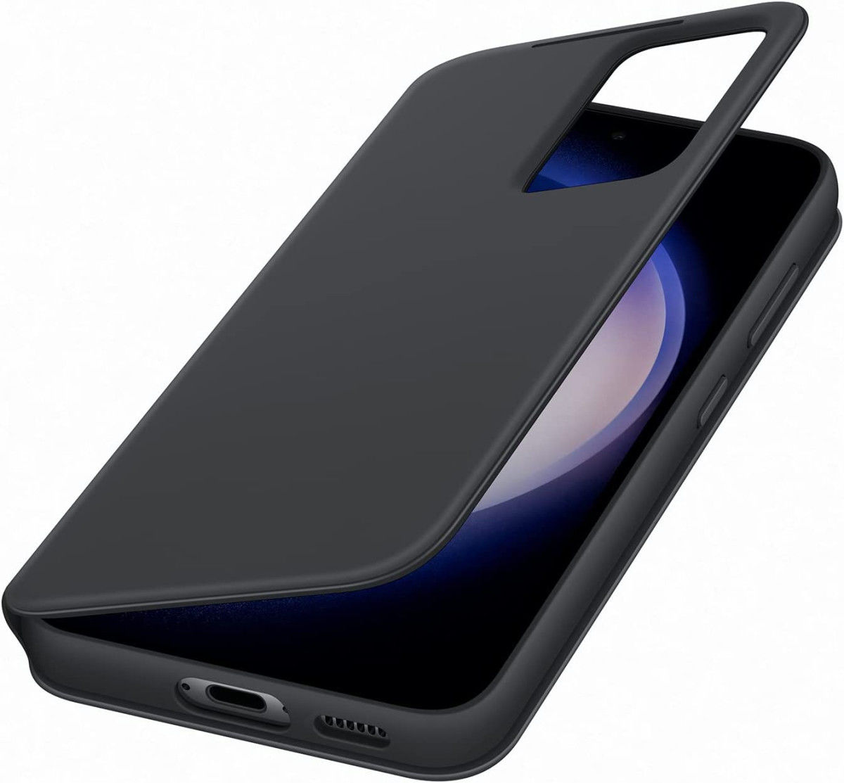 Origineel Samsung Galaxy S23 Hoesje Smart View Wallet Case Zwart afbeelding 2