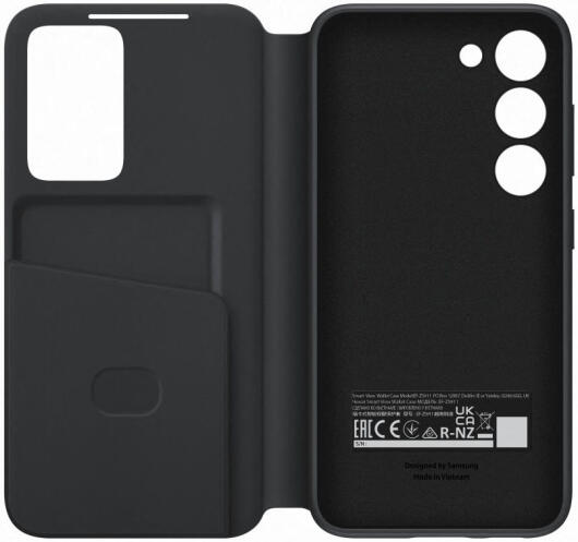Origineel Samsung Galaxy S23 Hoesje Smart View Wallet Case Zwart afbeelding 6