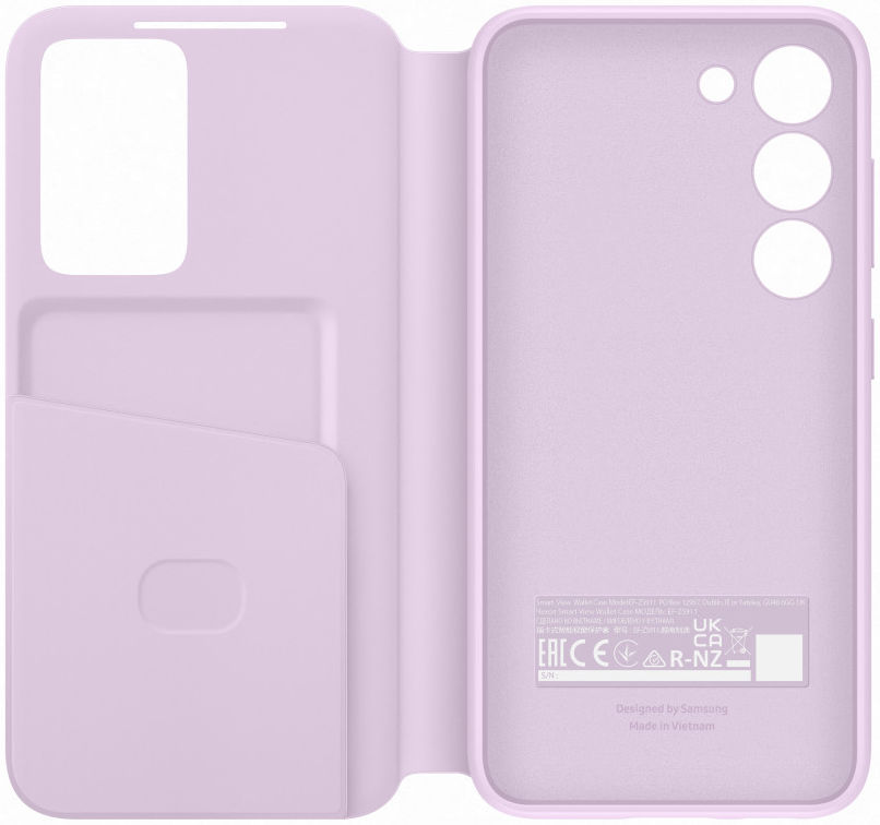 Origineel Samsung Galaxy S23 Hoesje Smart View Wallet Case Paars afbeelding 6