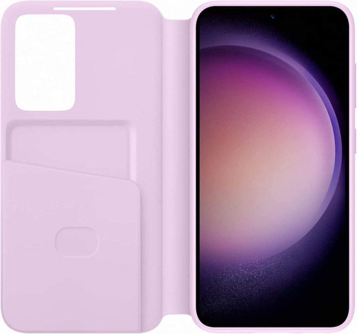 Origineel Samsung Galaxy S23 Hoesje Smart View Wallet Case Paars afbeelding 5