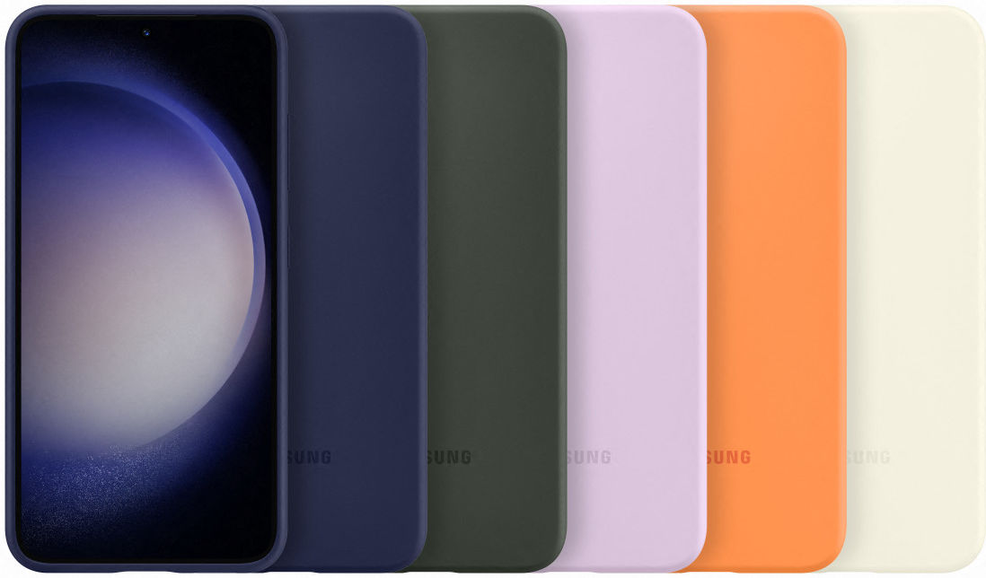 Origineel Samsung Galaxy S23 Hoesje Silicone Case Back Cover Blauw afbeelding 7