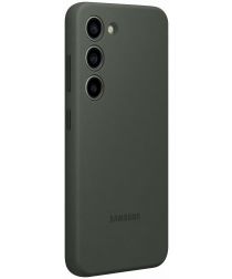 Origineel Samsung Galaxy S23 Hoesje Silicone Case Back Cover Groen