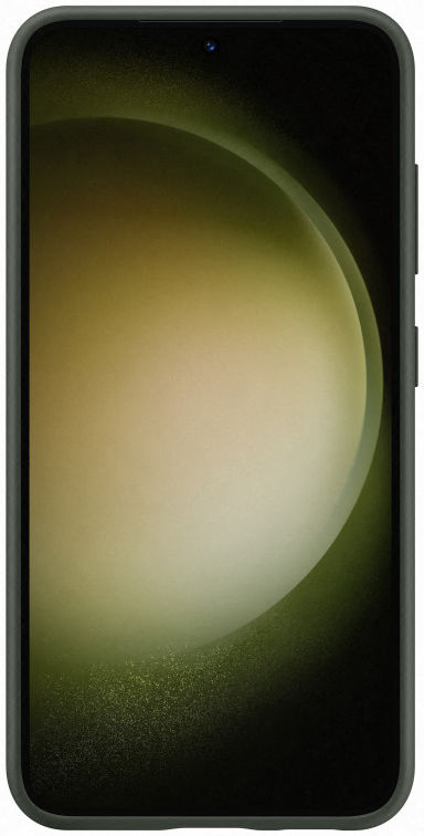 Origineel Samsung Galaxy S23 Hoesje Silicone Case Back Cover Groen afbeelding 4