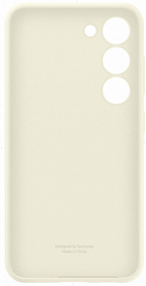 Origineel Samsung Galaxy S23 Hoesje Silicone Case Back Cover Crème afbeelding 6