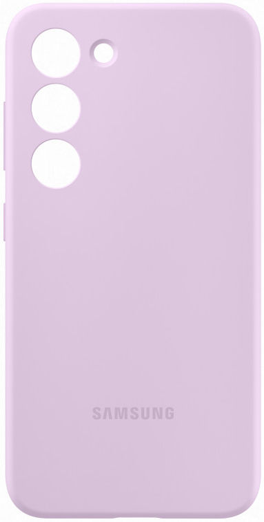 Origineel Samsung Galaxy S23 Hoesje Silicone Case Back Cover Paars afbeelding 4