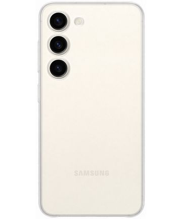 Origineel Samsung Galaxy S23 Hoesje Clear Case Hard Cover Transparant Hoesjes