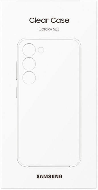 Origineel Samsung Galaxy S23 Hoesje Clear Case Hard Cover Transparant afbeelding 3