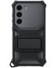 Origineel Samsung Galaxy S23 Hoesje Rugged Gadget Case Zwart