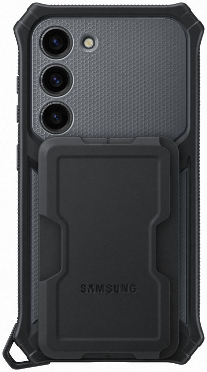 Origineel Samsung Galaxy S23 Hoesje Rugged Gadget Case Zwart afbeelding 1