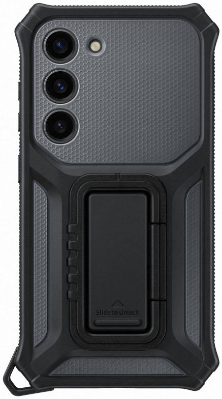 Origineel Samsung Galaxy S23 Hoesje Rugged Gadget Case Zwart afbeelding 7