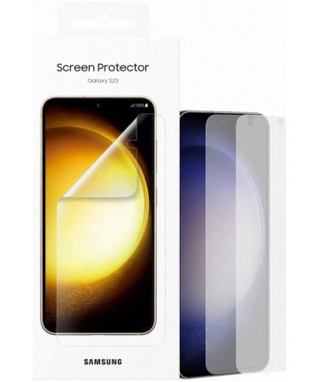 Originele Samsung Galaxy S23 Screen Protector Display Folie (2-Pack) Screen Protectors