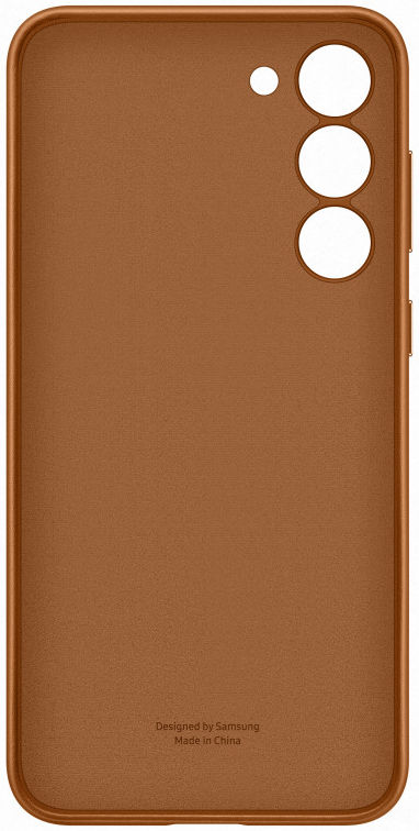 Origineel Samsung Galaxy S23 Plus Hoesje Leather Case Back Cover Bruin afbeelding 4