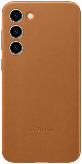 Origineel Samsung Galaxy S23 Plus Hoesje Leather Case Back Cover Bruin afbeelding 1