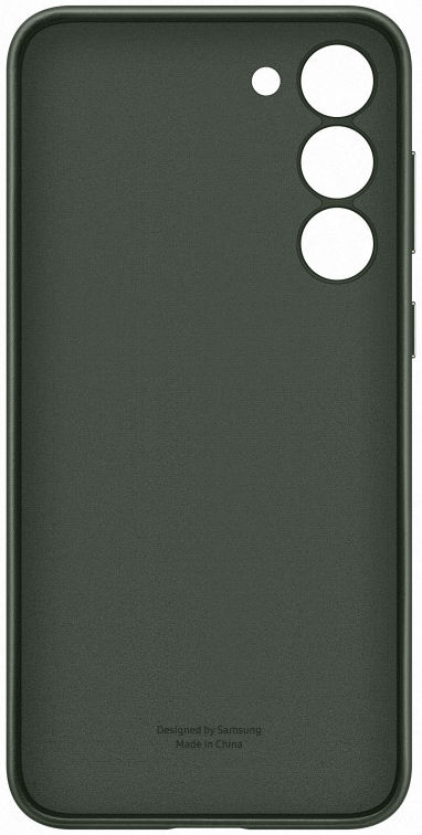 Origineel Samsung Galaxy S23 Plus Hoesje Leather Case Back Cover Groen afbeelding 5