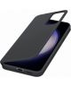 Origineel Samsung Galaxy S23 Plus Hoesje Smart View Wallet Case Zwart