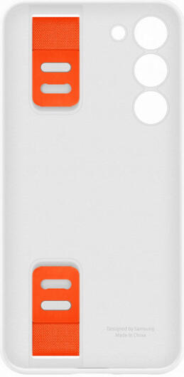 Origineel Samsung S23 Plus Hoesje Silicone Grip Case met Band Wit afbeelding 3