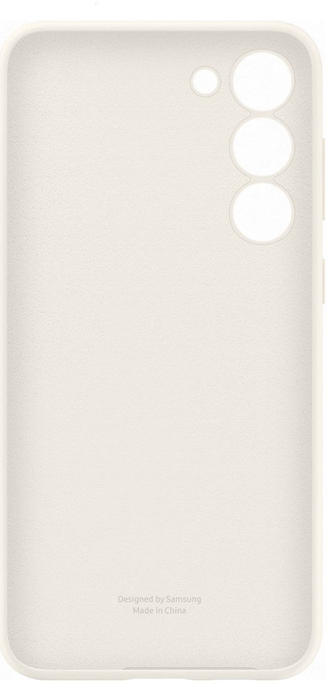 Origineel Samsung S23 Plus Hoesje Silicone Case Back Cover Cream afbeelding 5