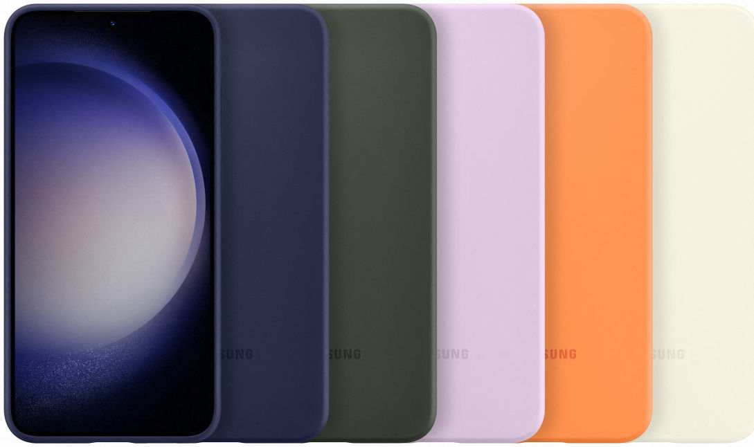 Origineel Samsung S23 Plus Hoesje Silicone Case Back Cover Paars afbeelding 7