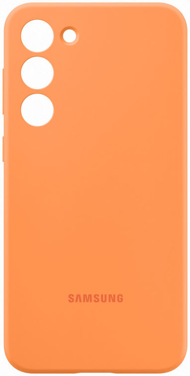 Origineel Samsung S23 Plus Hoesje Silicone Case Back Cover Oranje afbeelding 5