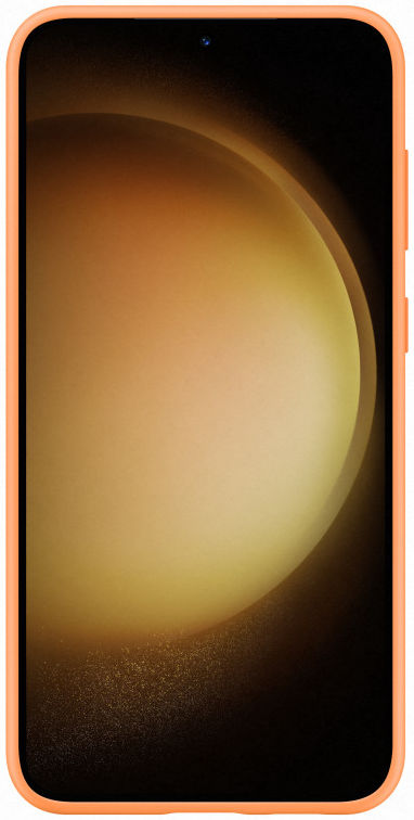 Origineel Samsung S23 Plus Hoesje Silicone Case Back Cover Oranje afbeelding 4